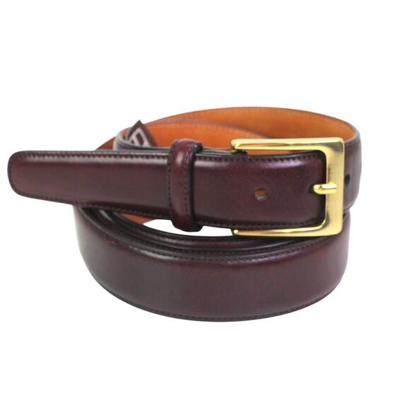 Trafalgar BROWN GENUINE LEATHER 1 1/8"Wd CASUAL DRESS MEN'S BELT Sz 42/105 (X11 - Picture 2 of 15